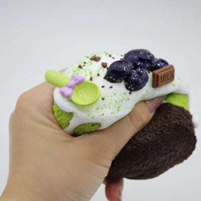 Blueberry Matcha Cake - squishy - Yumi Squishy