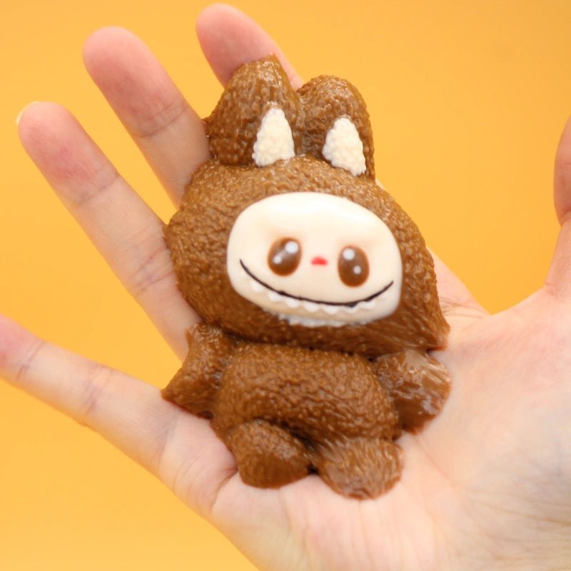 Brown Labubu Squishy - squishy - Yumi Squishy