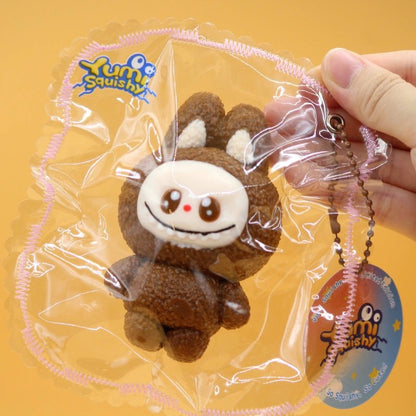 Brown Labubu Squishy - squishy - Yumi Squishy