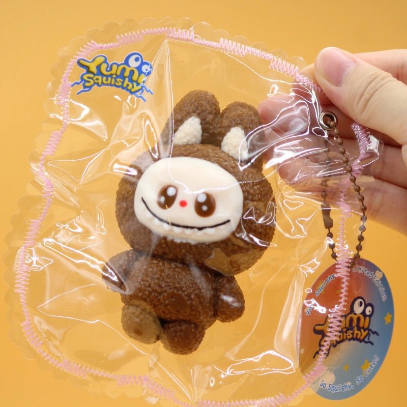 Brown Labubu Squishy - squishy - Yumi Squishy