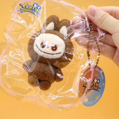 Brown Labubu Squishy - squishy - Yumi Squishy