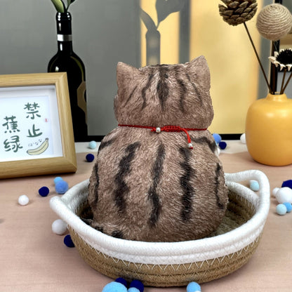 Brown Tabby - Chubby Cat Squishy - squishy - Yumi Squishy