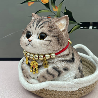 Brown Tabby - Chubby Cat Squishy - squishy - Yumi Squishy