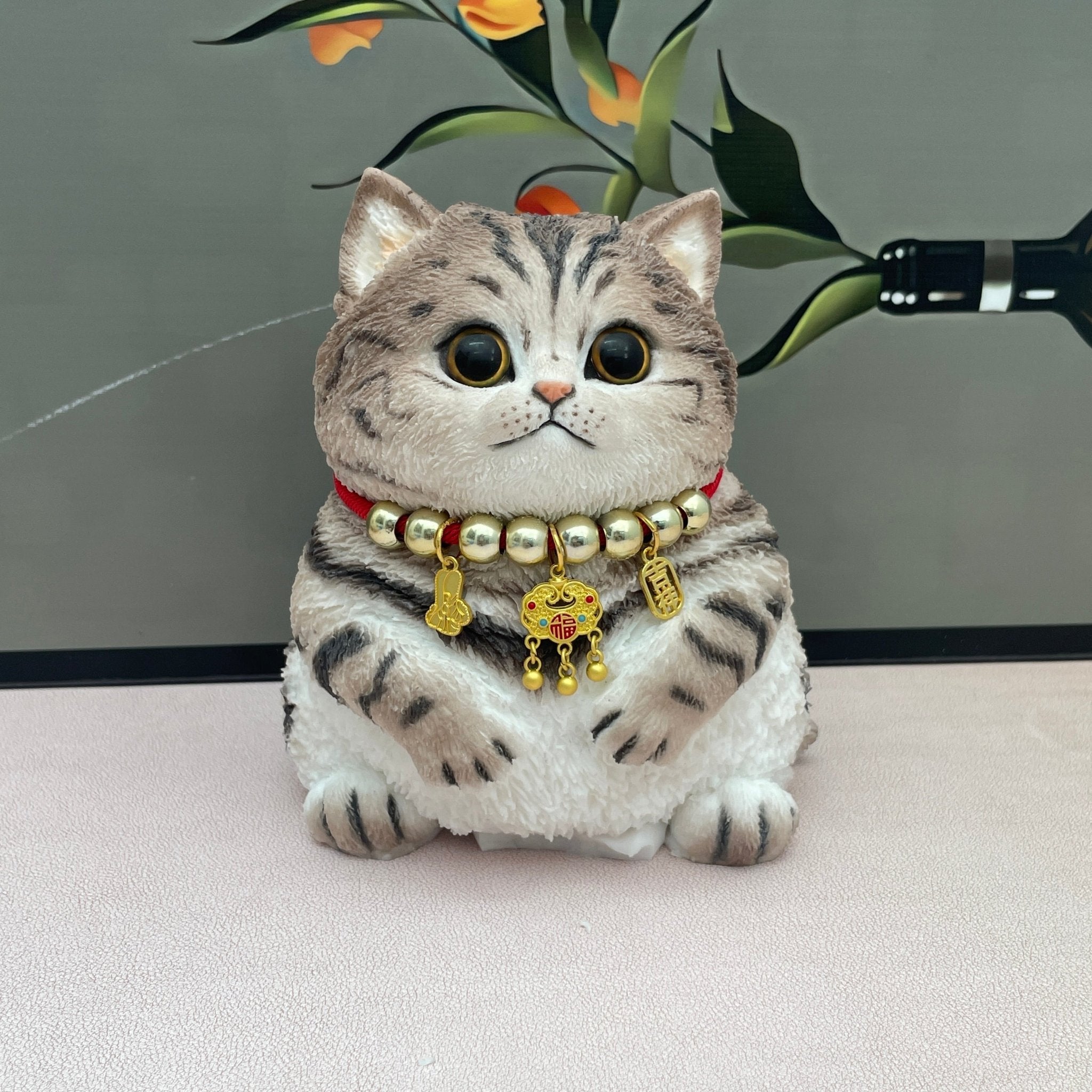 Brown Tabby - Chubby Cat Squishy - squishy - Yumi Squishy