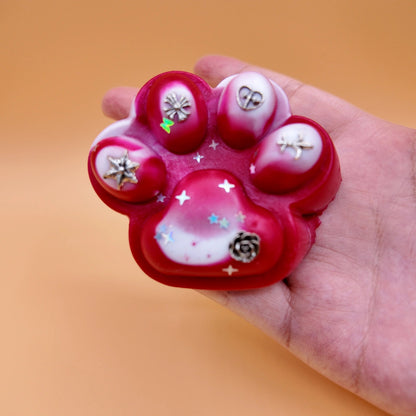 Cherry & Cream Cat Paw Squishy - squishy - Yumi Squishy
