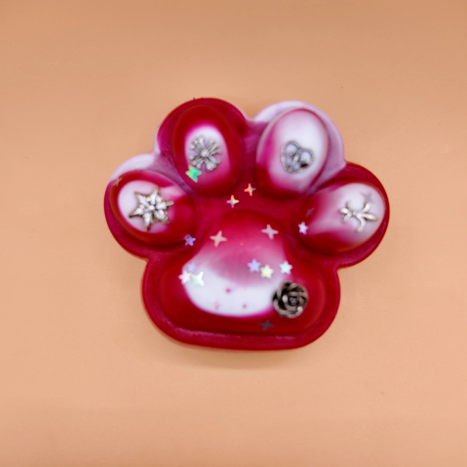 Cherry & Cream Cat Paw Squishy - squishy - Yumi Squishy