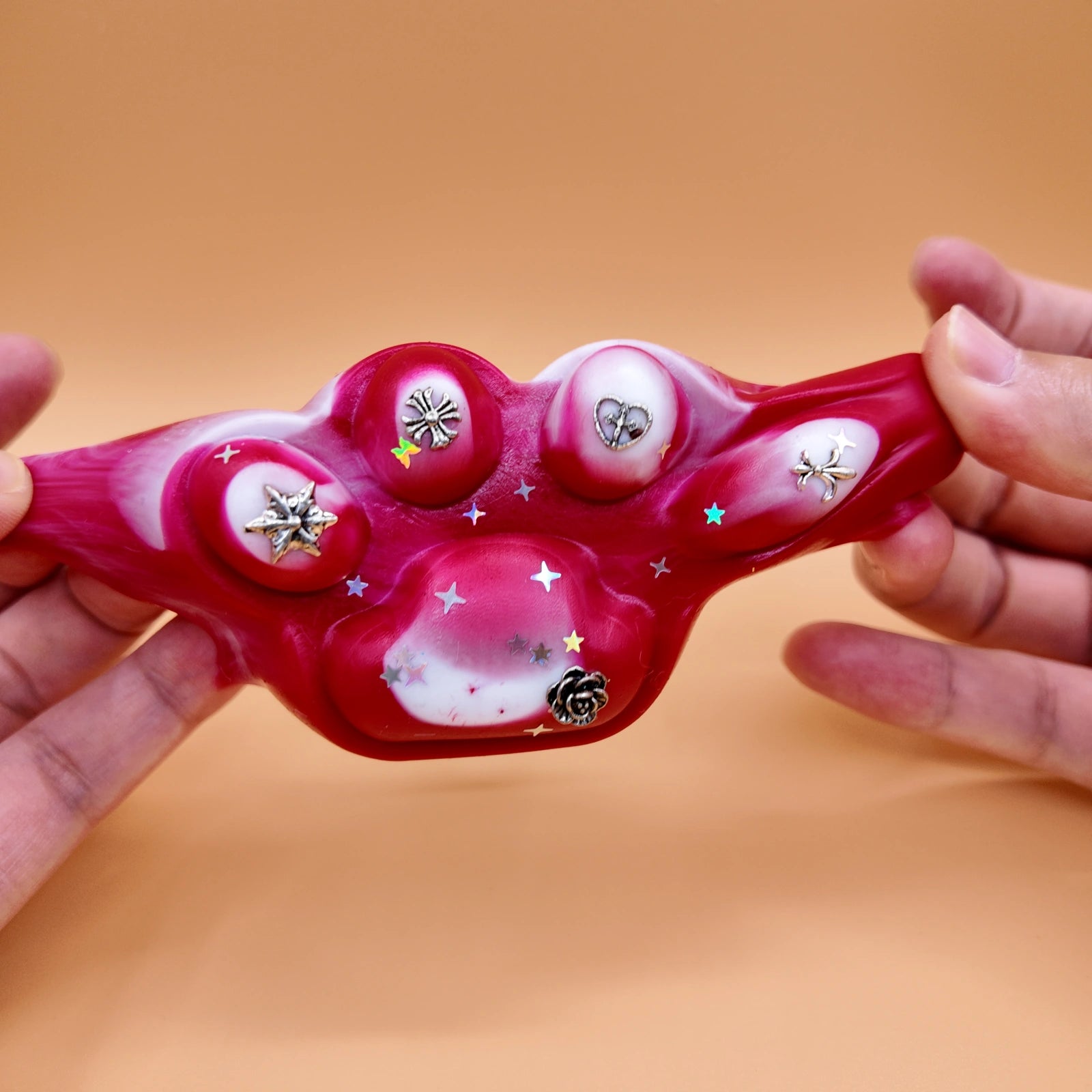 Cherry & Cream Cat Paw Squishy - squishy - Yumi Squishy