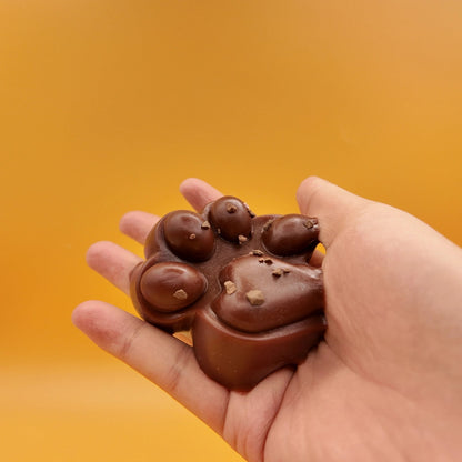 Chocolate Brown Cat Paw Squishy - squishy - Yumi Squishy