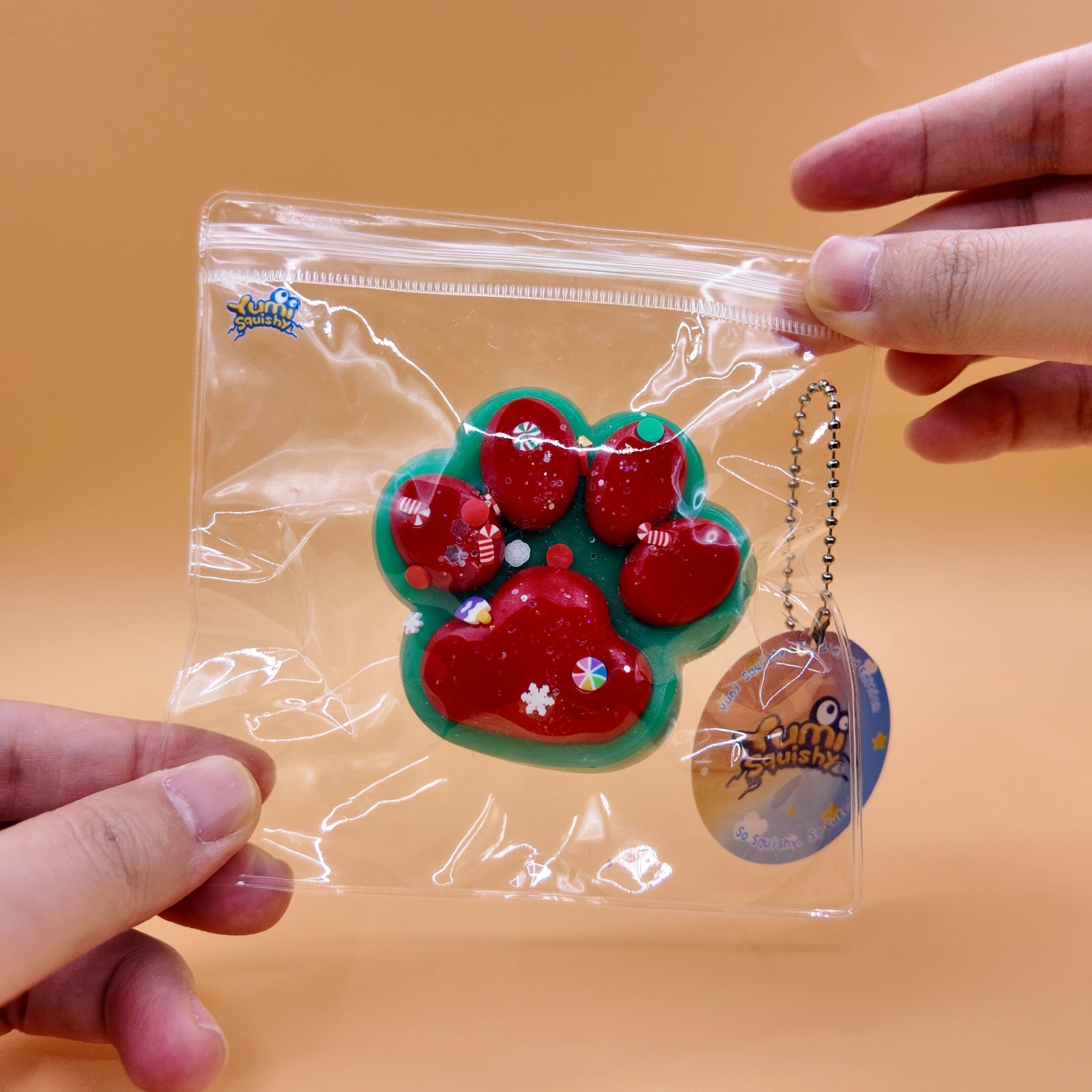 Christmas Cat Paw Squishy - squishy - Yumi Squishy