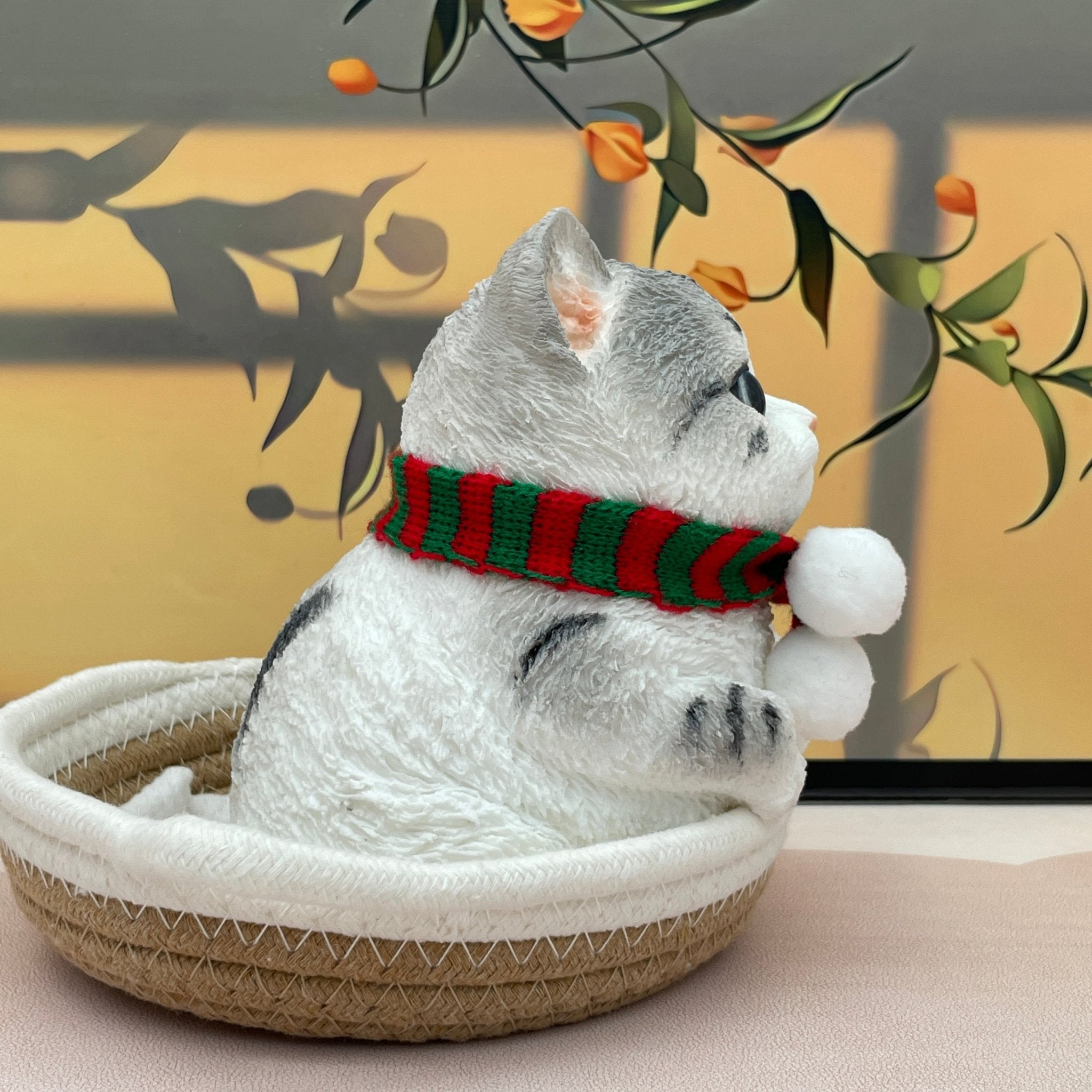 Christmas Tabby - Chubby Cat Squishy - squishy - Yumi Squishy