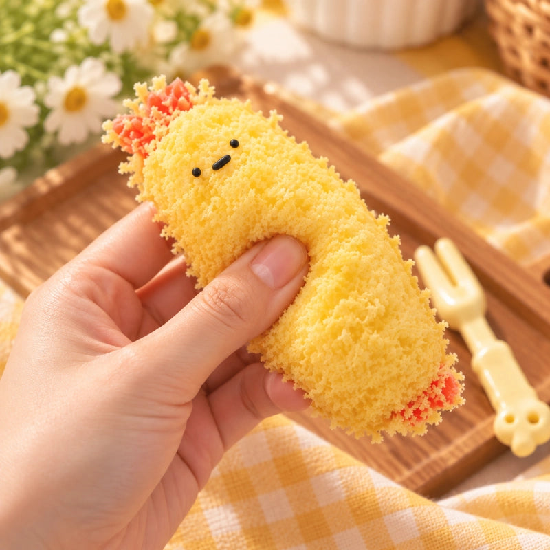 Fried Mini Shrimp Squishy Toy