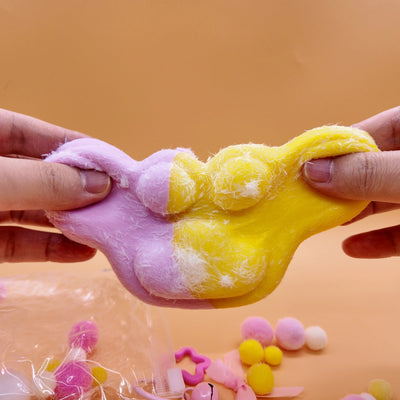 Extra Large Purple & Yellow Cat Paw Squishy (300g) - Yumi Squishy