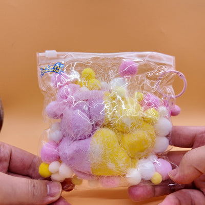 Extra Large Purple & Yellow Cat Paw Squishy (300g) - Yumi Squishy