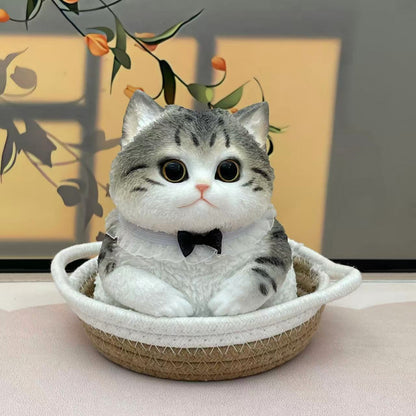 Grey Tuxedo - Chubby Cat Squishy - squishy - Yumi Squishy