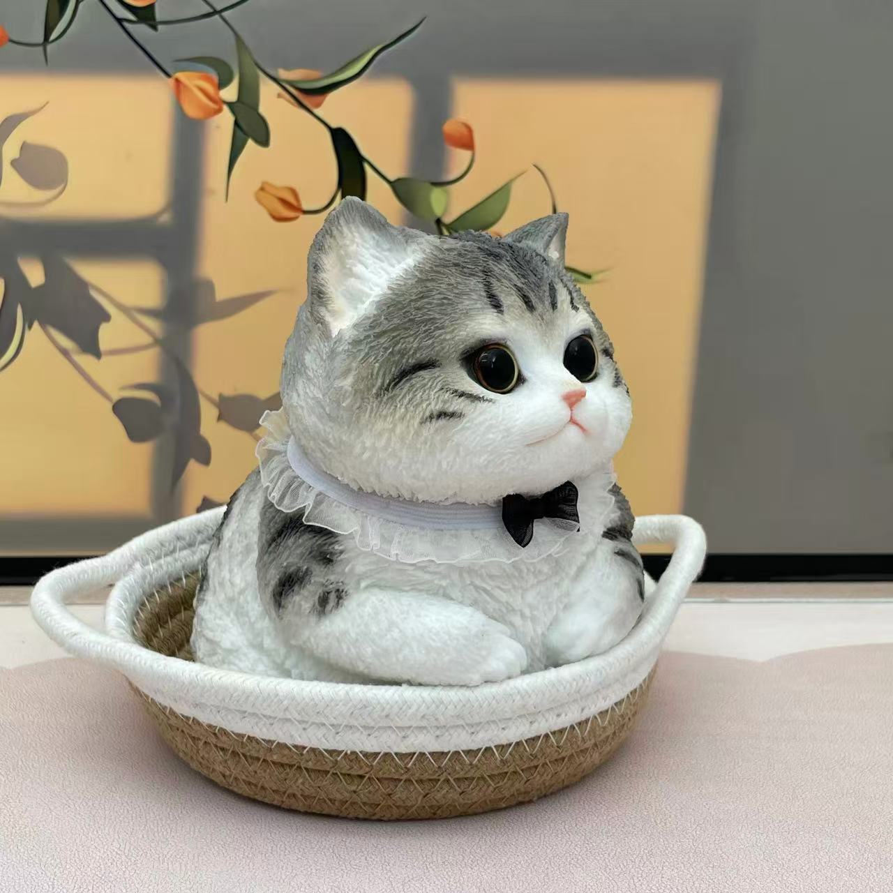 Grey Tuxedo - Chubby Cat Squishy - squishy - Yumi Squishy