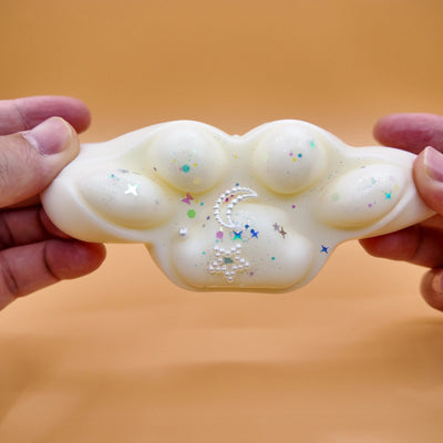 Ivory & Cream Cat Paw Squishy - Yumi Squishy