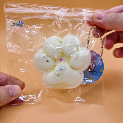 Ivory & Cream Cat Paw Squishy - Yumi Squishy