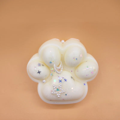 Ivory & Cream Cat Paw Squishy - Yumi Squishy