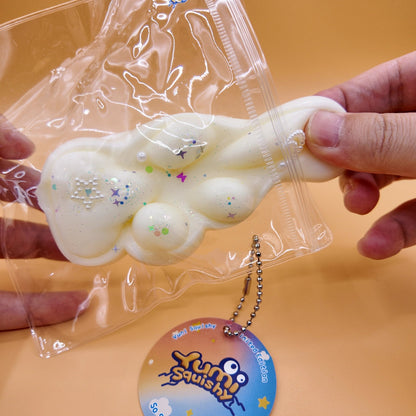 Ivory & Cream Cat Paw Squishy - squishy - Yumi Squishy