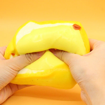 Jumbo Banana Toast Squishy - Yumi Squishy