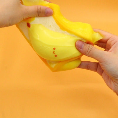 Jumbo Banana Toast Squishy - Yumi Squishy
