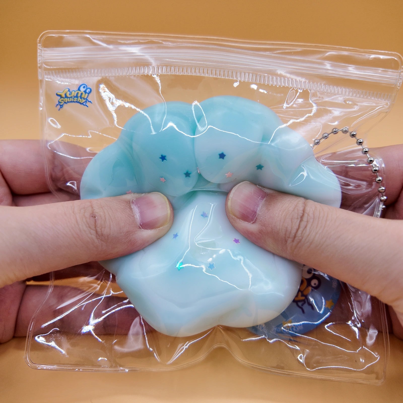 Light Blue Cat Paw Squishy - squishy - Yumi Squishy