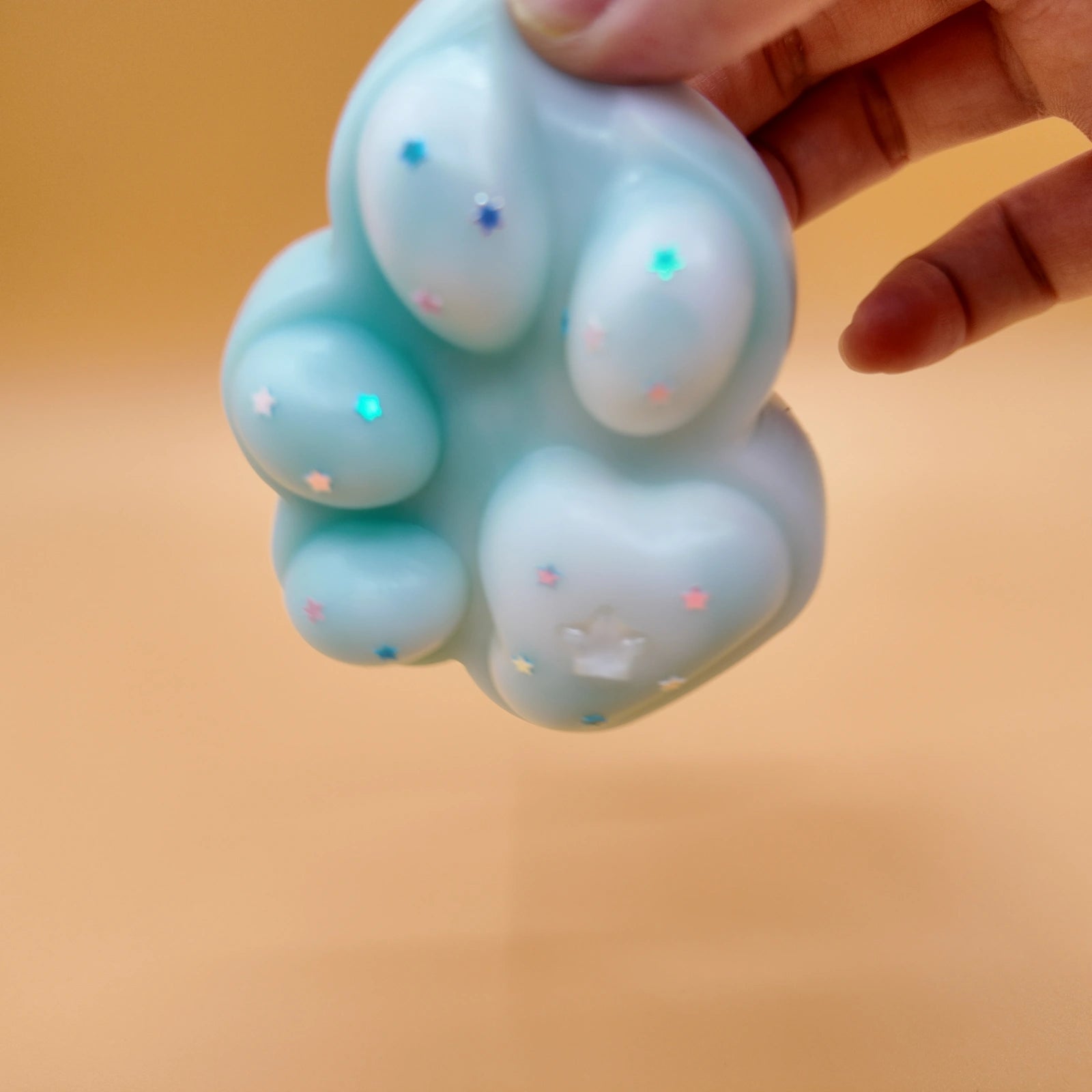 Light Blue Cat Paw Squishy - squishy - Yumi Squishy