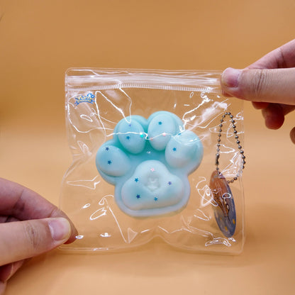 Light Blue Cat Paw Squishy - squishy - Yumi Squishy