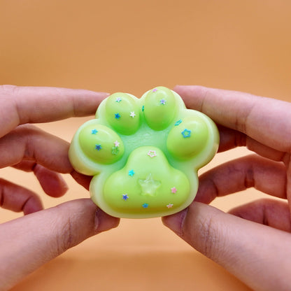 Mint & Cream Cat Paw Squishy - squishy - Yumi Squishy