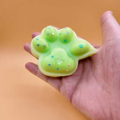 Mint & Cream Cat Paw Squishy - Yumi Squishy