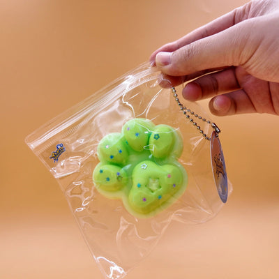 Mint & Cream Cat Paw Squishy - Yumi Squishy