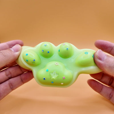 Mint & Cream Cat Paw Squishy - Yumi Squishy