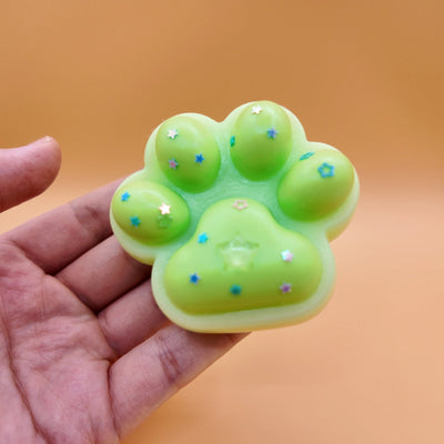 Mint & Cream Cat Paw Squishy - Yumi Squishy
