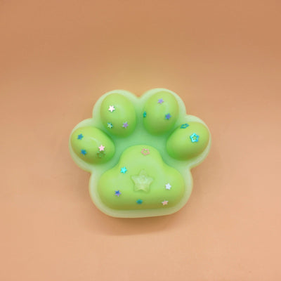 Mint & Cream Cat Paw Squishy - Yumi Squishy