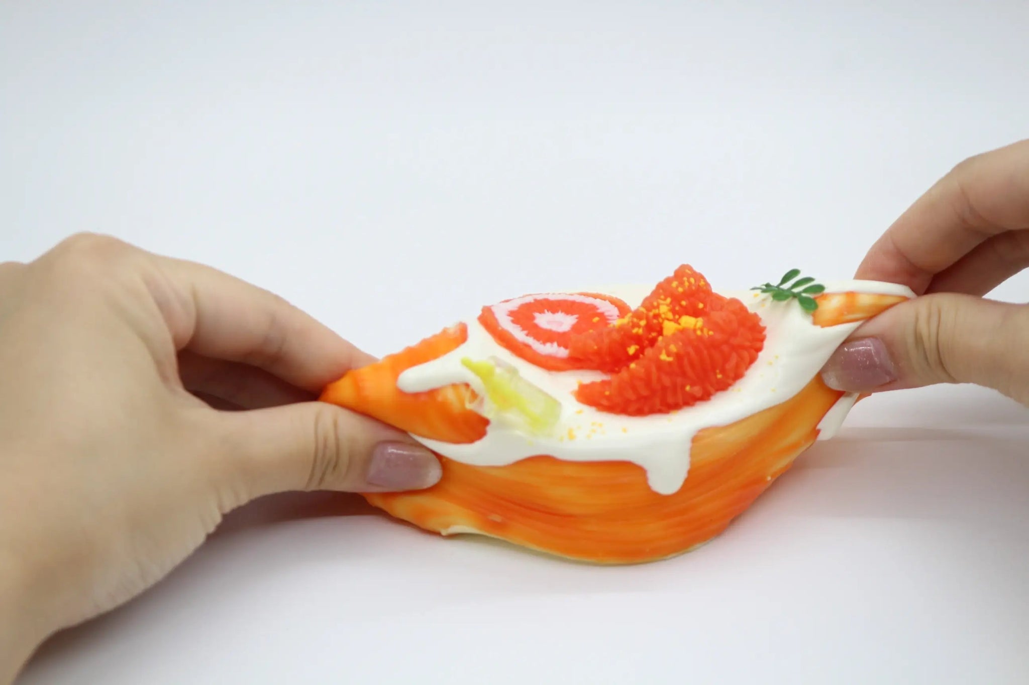 Orange Mille Crepe Cake - squishy - Yumi Squishy