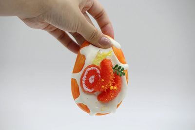 Orange Mille Crepe Cake - Yumi Squishy