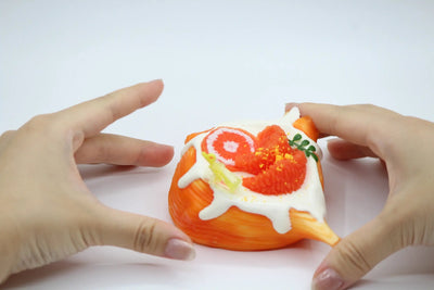 Orange Mille Crepe Cake - Yumi Squishy