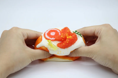 Orange Mille Crepe Cake - Yumi Squishy