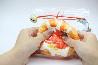 Orange Mille Crepe Cake - Yumi Squishy
