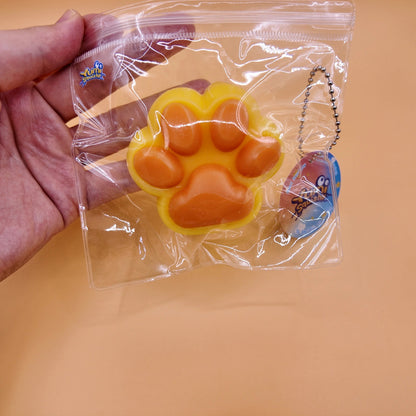 Orange & Yellow Cat Paw Squishy - squishy - Yumi Squishy