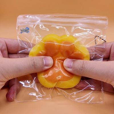 Orange & Yellow Cat Paw Squishy - Yumi Squishy