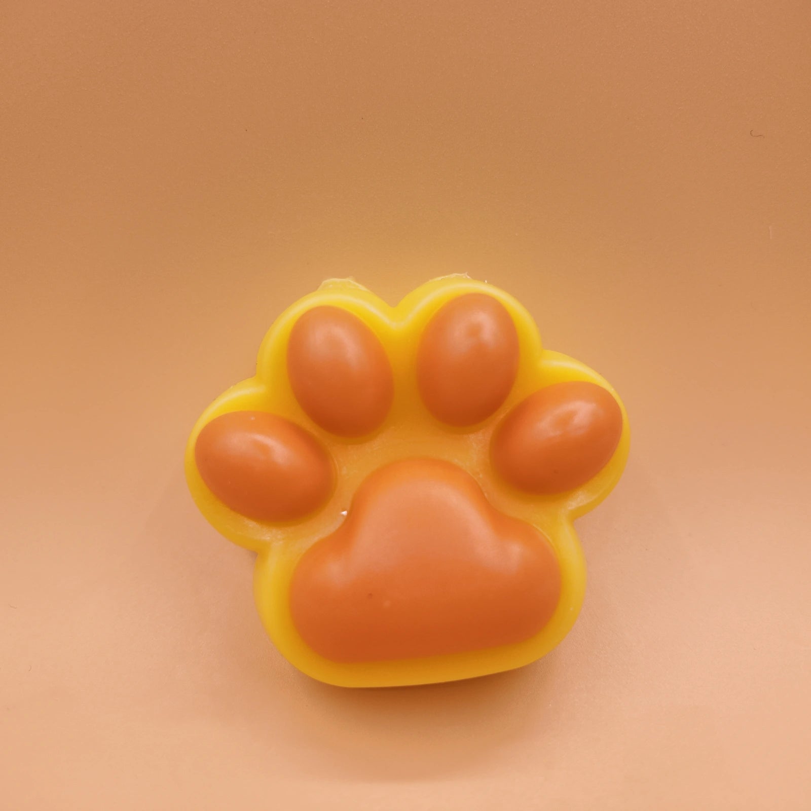 Orange & Yellow Cat Paw Squishy - squishy - Yumi Squishy