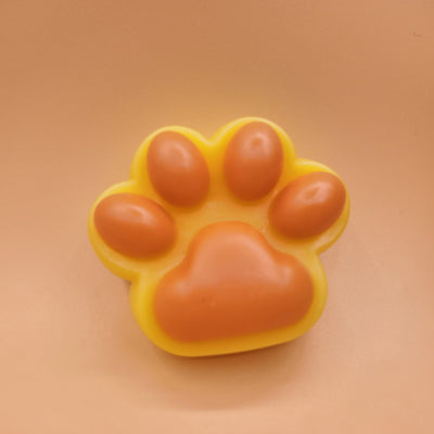 Orange & Yellow Cat Paw Squishy - Yumi Squishy