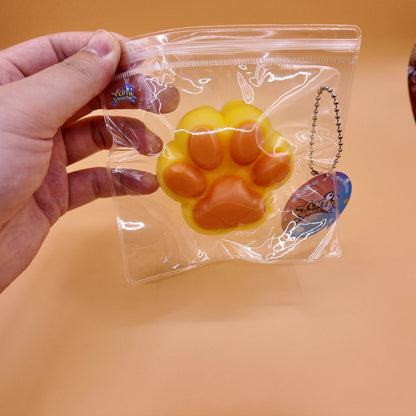 Orange & Yellow Cat Paw Squishy - squishy - Yumi Squishy