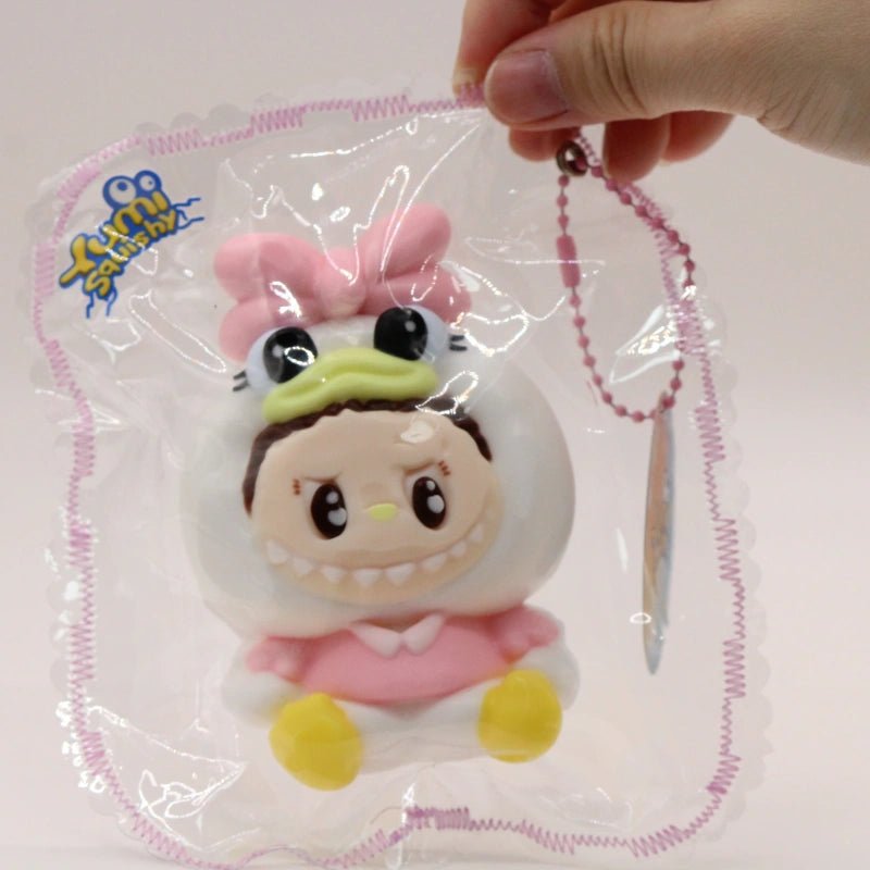 Pink Duck Labubu Squishy - squishy - Yumi Squishy