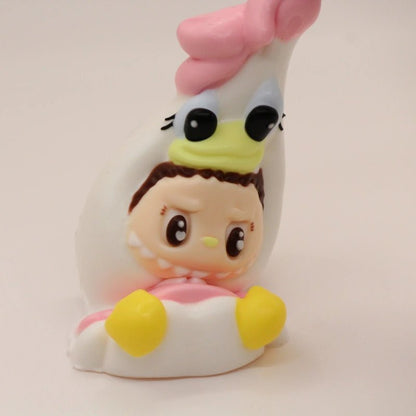 Pink Duck Labubu Squishy - squishy - Yumi Squishy