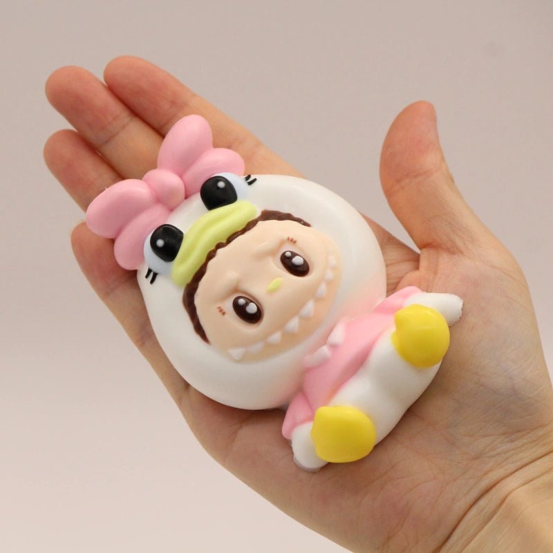 Pink Duck Labubu Squishy - squishy - Yumi Squishy