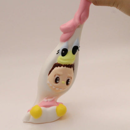 Pink Duck Labubu Squishy - squishy - Yumi Squishy