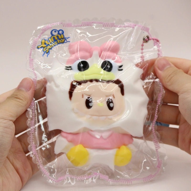 Pink Duck Labubu Squishy - squishy - Yumi Squishy