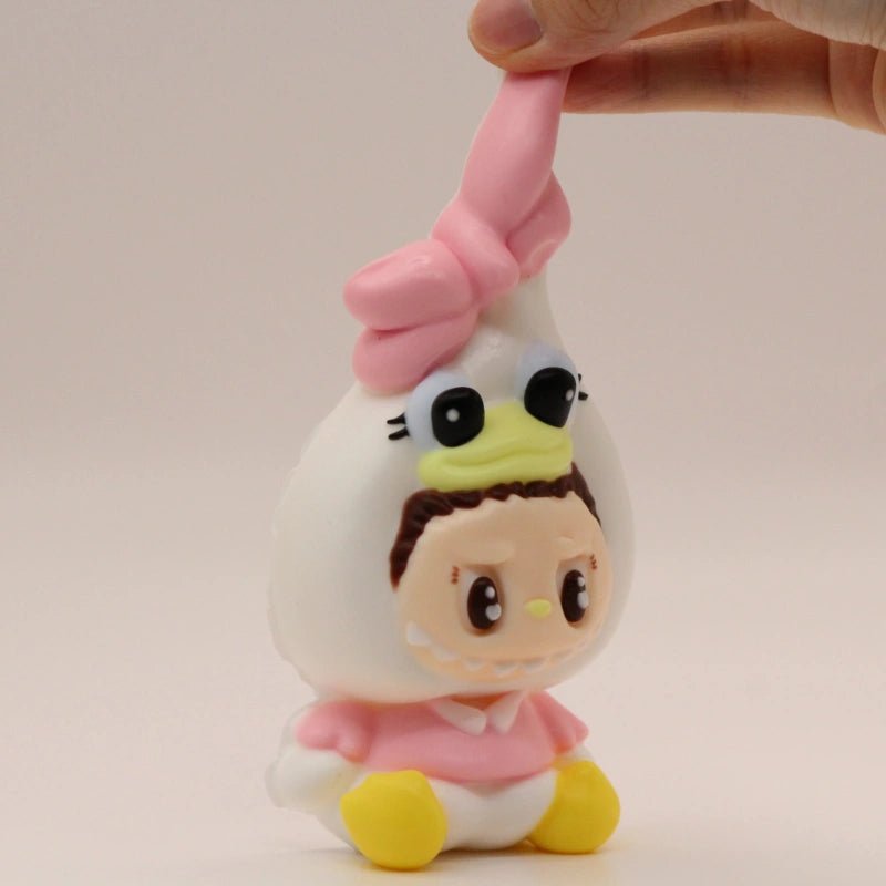 Pink Duck Labubu Squishy - squishy - Yumi Squishy